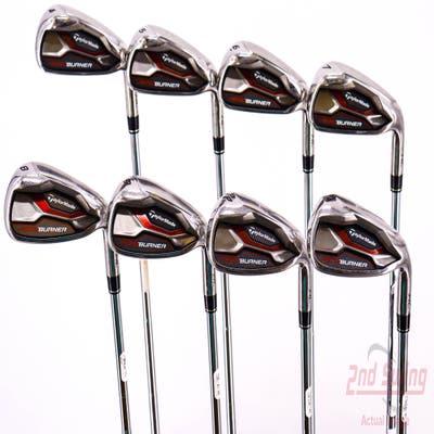 TaylorMade AeroBurner Iron Set 4-PW AW Aeroburner Lightweight Steel Stiff Right Handed 38.5in