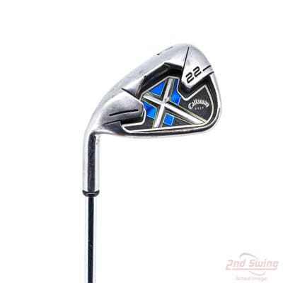 Callaway X-22 Single Iron 7 Iron Rifle Flighted 5.5 Steel Regular Left Handed 36.75in