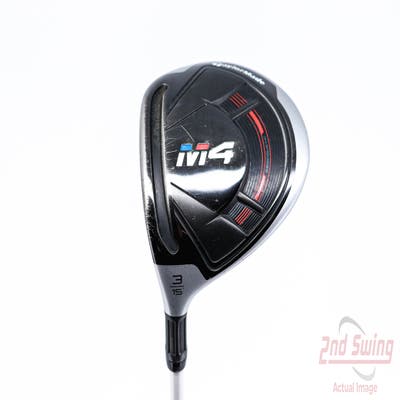 TaylorMade M4 Fairway Wood 3 Wood 3W 15° VA Composites Raijin 64 Graphite Stiff Left Handed 43.0in