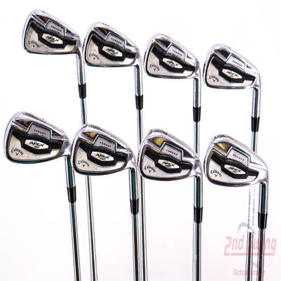 Callaway Apex Pro 16 Iron Set 4-PW AW FST KBS Tour-V 110 Steel Stiff Right Handed 38.25in