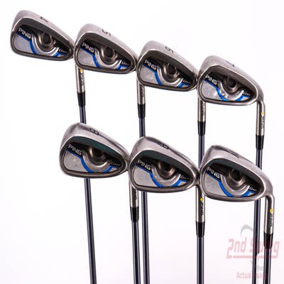 Ping Gmax Iron Set 4-PW CFS 65 Graphite Graphite Senior Right Handed Yellow Dot 38.5in