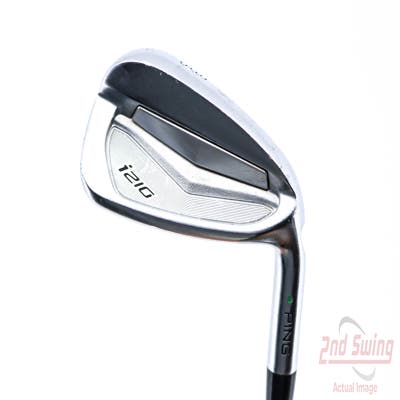 Ping i210 Single Iron 8 Iron Stock Steel Shaft Steel Stiff Right Handed Green Dot 36.75in