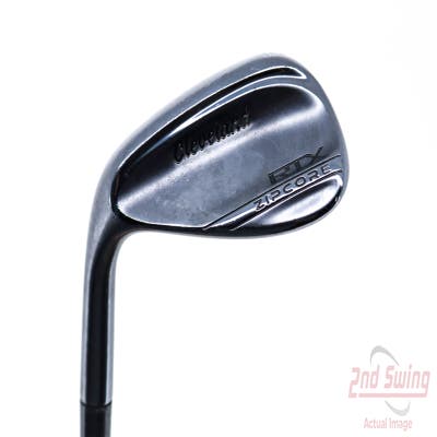 Cleveland RTX ZipCore Black Satin Wedge Gap GW 52° 10 Deg Bounce Mid Dynamic Gold Spinner TI Steel Wedge Flex Left Handed 35.75in