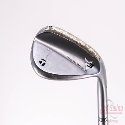 TaylorMade Milled Grind 3 Raw Chrome Wedge Lob LW 60° 12 Deg Bounce HB FST KBS 610 Steel Wedge Flex Right Handed 34.5in