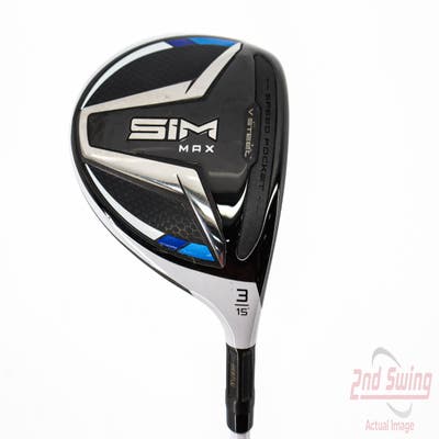 TaylorMade SIM MAX Fairway Wood 3 Wood 3W 15° Aldila NV Ladies 45 Graphite Ladies Right Handed 42.0in