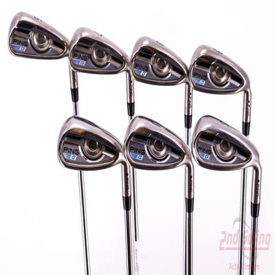 Ping 2016 G Iron Set 6-PW GW SW AWT 2.0 Steel Stiff Right Handed Black Dot 38.0in