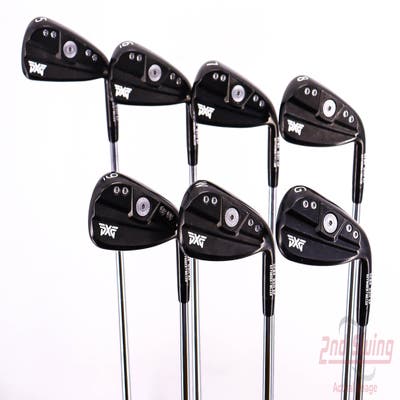 PXG 0311 XP Gen4 Xtreme Dark Iron Set 5-PW GW FST KBS Tour 110 Steel Regular Right Handed 38.25in