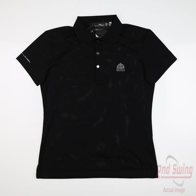 New W/ Logo Womens Ralph Lauren RLX Polo X-Small XS Black MSRP $89