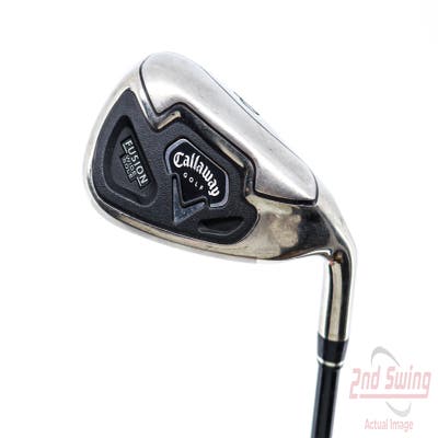 Callaway Fusion Wide Sole Single Iron Pitching Wedge PW Callaway Stock Graphite Graphite Regular Right Handed 35.5in