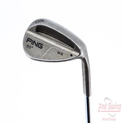 Ping MB Wedge Lob LW 60° Stock Steel Shaft Steel Wedge Flex Right Handed Black Dot 35.0in