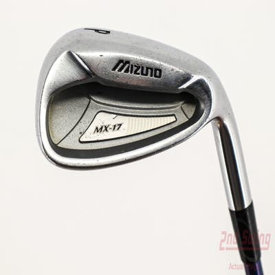 Mizuno MX 17 Single Iron Pitching Wedge PW Mizuno Exsar Blue Graphite Stiff Right Handed 35.5in