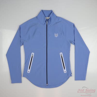 New W/ Logo Womens Peter Millar Jacket Small S Blue MSRP $207