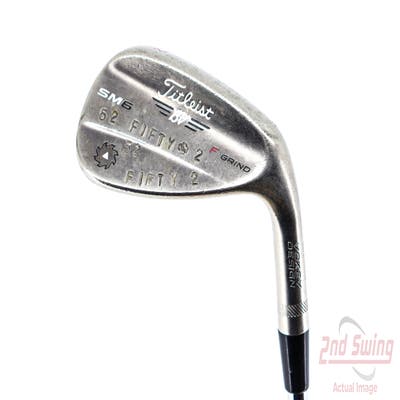 Titleist Vokey SM6 Steel Grey Wedge Gap GW 52° 12 Deg Bounce F Grind SM6 BV Steel Wedge Flex Right Handed 35.0in