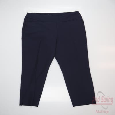 New Womens Footjoy Pants X-Large XL x Navy Blue MSRP $115