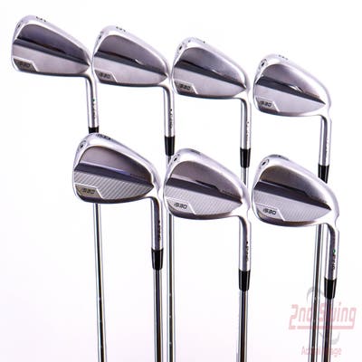 Ping i530 Iron Set 5-PW AW FST KBS Tour-V 110 Steel Stiff Right Handed Black Dot 38.0in