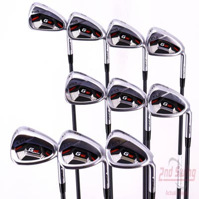Ping G410 Iron Set 4-PW GW SW LW ALTA CB Red Graphite Senior Right Handed White Dot 38.5in