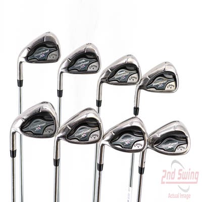 Callaway Steelhead XR Iron Set 4-PW GW True Temper XP 95 R300 Steel Regular Left Handed 38.5in