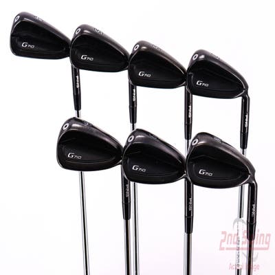 Ping G710 Iron Set 4-PW FST KBS Tour $-Taper Lite Steel Stiff Right Handed Black Dot 38.5in