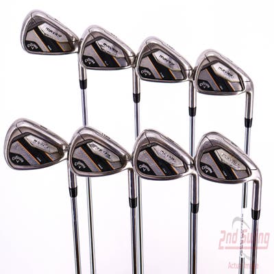 Callaway Mavrik Max Iron Set 4-PW AW FST KBS Max 80 Steel Stiff Right Handed 38.5in