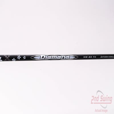 Used W/ Titleist Adapter Mitsubishi Rayon Diamana WB 83g Fairway Shaft Tour X-Stiff 42.25in