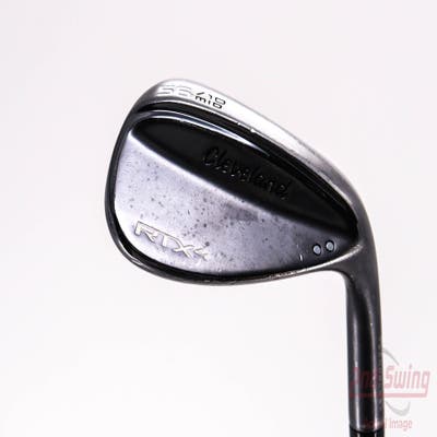 Cleveland RTX 4 Black Satin Wedge Sand SW 56° 10 Deg Bounce FST KBS 610 Steel Stiff Right Handed 35.5in