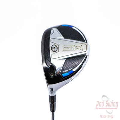 TaylorMade SIM Ti Fairway Wood 3 Wood 3W 15° Aldila Quartana Sapphire 40 Graphite Senior Left Handed 43.5in