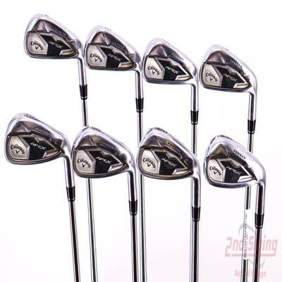 Callaway Apex 19 Iron Set 4-PW AW FST KBS Tour-V 110 Steel Stiff Right Handed 38.0in