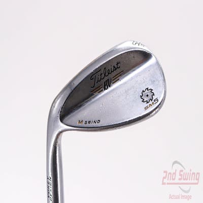 Titleist Vokey SM5 Tour Chrome Wedge Lob LW 58° 8 Deg Bounce M Grind Titleist SM5 BV Steel Wedge Flex Left Handed 35.5in