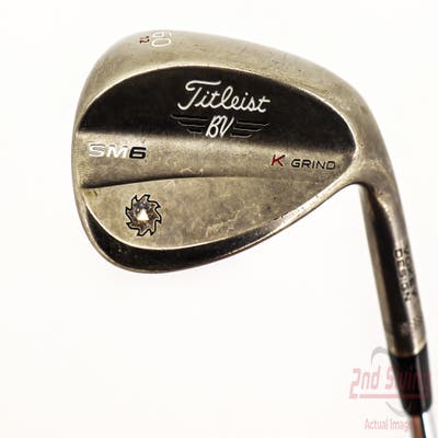 Titleist Vokey SM6 Steel Grey Wedge Lob LW 60° 12 Deg Bounce K Grind SM6 BV Steel Wedge Flex Right Handed 35.0in