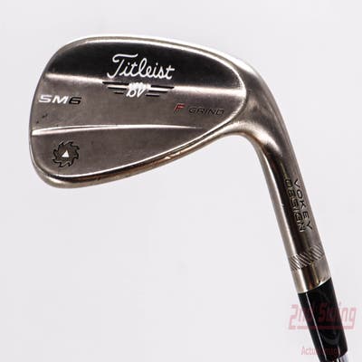 Titleist Vokey SM6 Steel Grey Wedge Gap GW 52° 8 Deg Bounce F Grind SM6 BV Steel Wedge Flex Right Handed 35.5in