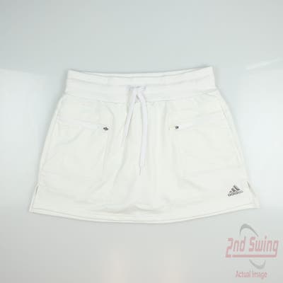 New Womens Adidas Skort Large L White MSRP $80