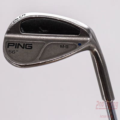 Ping MB Wedge Sand SW 56° Stock Steel Shaft Steel Wedge Flex Right Handed Blue Dot 35.5in