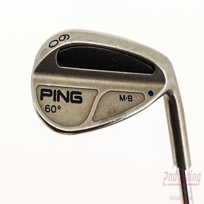 Ping MB Wedge Lob LW 60° Stock Steel Shaft Steel Wedge Flex Right Handed Blue Dot 35.5in