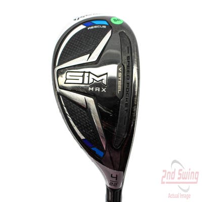 TaylorMade SIM MAX Hybrid 4 Hybrid 22° Fujikura Ventus Blue 5 Graphite Senior Right Handed 40.0in