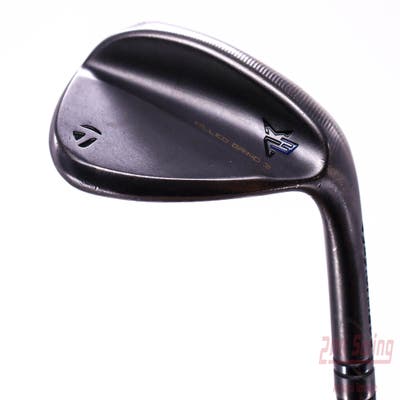 TaylorMade Milled Grind 3 Raw Black Wedge Lob LW 58° 12 Deg Bounce True Temper Dynamic Gold Steel Wedge Flex Right Handed 35.5in