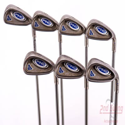 Ping G5 Iron Set 4-PW Ping TFC 100I Graphite Soft Regular Right Handed Blue Dot 38.0in