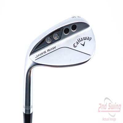 Callaway Jaws Raw Chrome Wedge Sand SW 56° 12 Deg Bounce W Grind FST KBS Hi-Rev 2.0 125 Steel Stiff Left Handed 35.5in