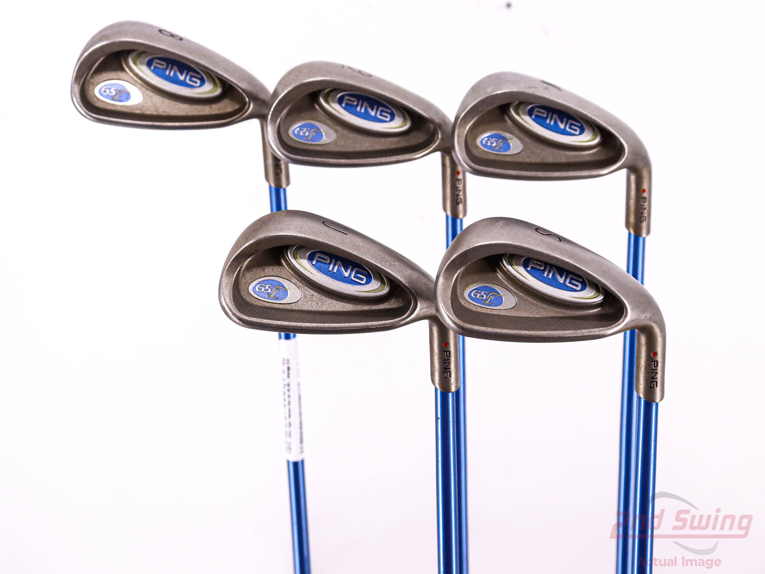 Ping G5L Ladies Golf Iron Set - Reg orders Flex - 5-W/U + 4 hybrid