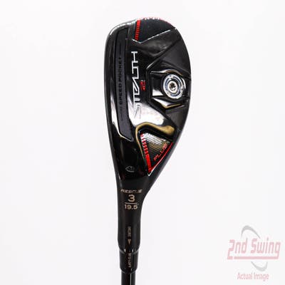 TaylorMade Stealth 2 Plus Rescue Hybrid 3 Hybrid 19.5° Fujikura ATMOS 5 Red Graphite Senior Left Handed 38.5in