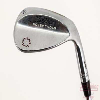 Titleist Vokey TVD Chrome Wedge Lob LW 60° M Grind Titleist Vokey BV Steel Wedge Flex Right Handed 34.5in