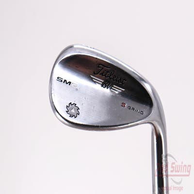 Titleist Vokey SM6 Tour Chrome Wedge Sand SW 56° 10 Deg Bounce S Grind SM6 BV Steel Wedge Flex Right Handed 35.25in