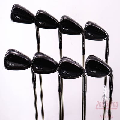 Ping G710 Iron Set 4-PW AW UST Recoil 780 ES SMACWRAP BLK Graphite Regular Right Handed Black Dot 38.75in