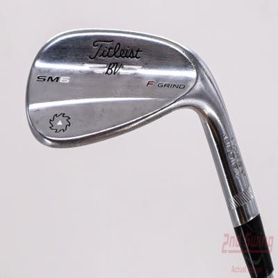 Titleist Vokey SM6 Tour Chrome Wedge Gap GW 50° 12 Deg Bounce F Grind SM6 BV Steel Wedge Flex Right Handed 36.25in