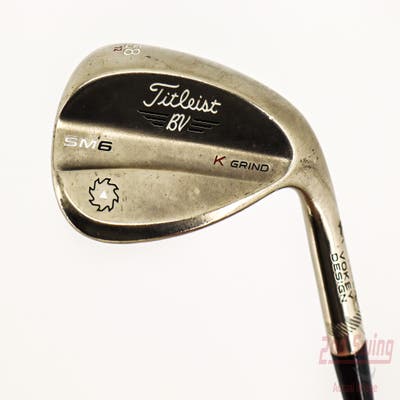 Titleist Vokey SM6 Steel Grey Wedge Lob LW 58° 12 Deg Bounce K Grind SM6 BV Steel Wedge Flex Right Handed 35.0in