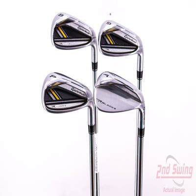 TaylorMade Rocketbladez Iron Set 8-PW AW TM RocketFuel 85 Steel Steel Stiff Right Handed 36.75in