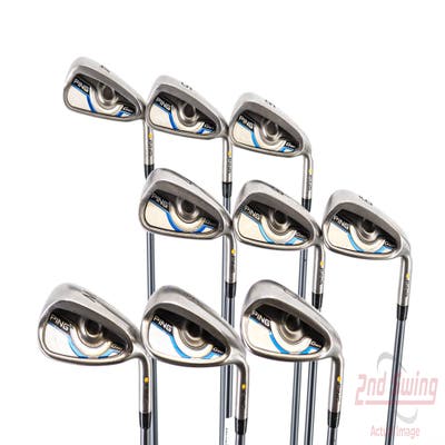 Ping Gmax Iron Set 4-PW AW SW Ping CFS Graphite Regular Right Handed Yellow Dot 38.5in