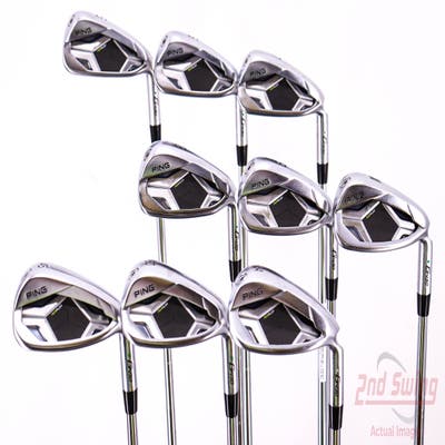 Ping G430 Iron Set 5-PW AW GW SW True Temper Dynamic Gold X100 Steel X-Stiff Right Handed Green Dot 40.0in