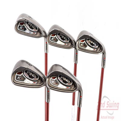 Ping K15 Iron Set 6-PW Ping TFC 149I Graphite Soft Regular Right Handed Red dot 37.0in