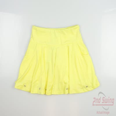 New Womens Jamie Sadock Skort 2 Yellow MSRP $89