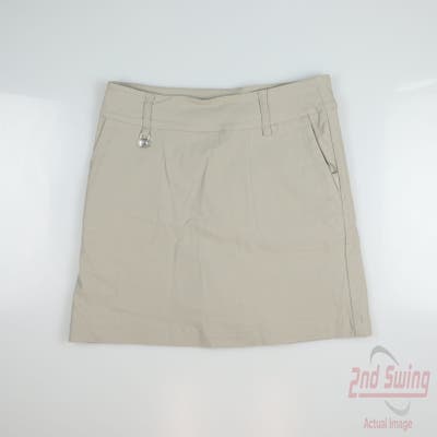 New Womens Daily Sports Shorts 6 Khaki MSRP $140